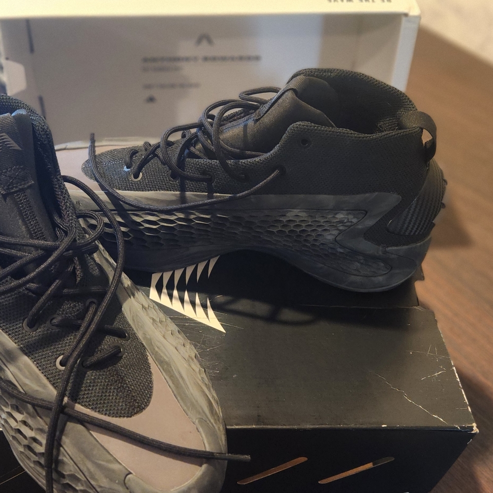 Men's AE 1 (Anthony Edwards) Black & Grey Sneakers Size 11